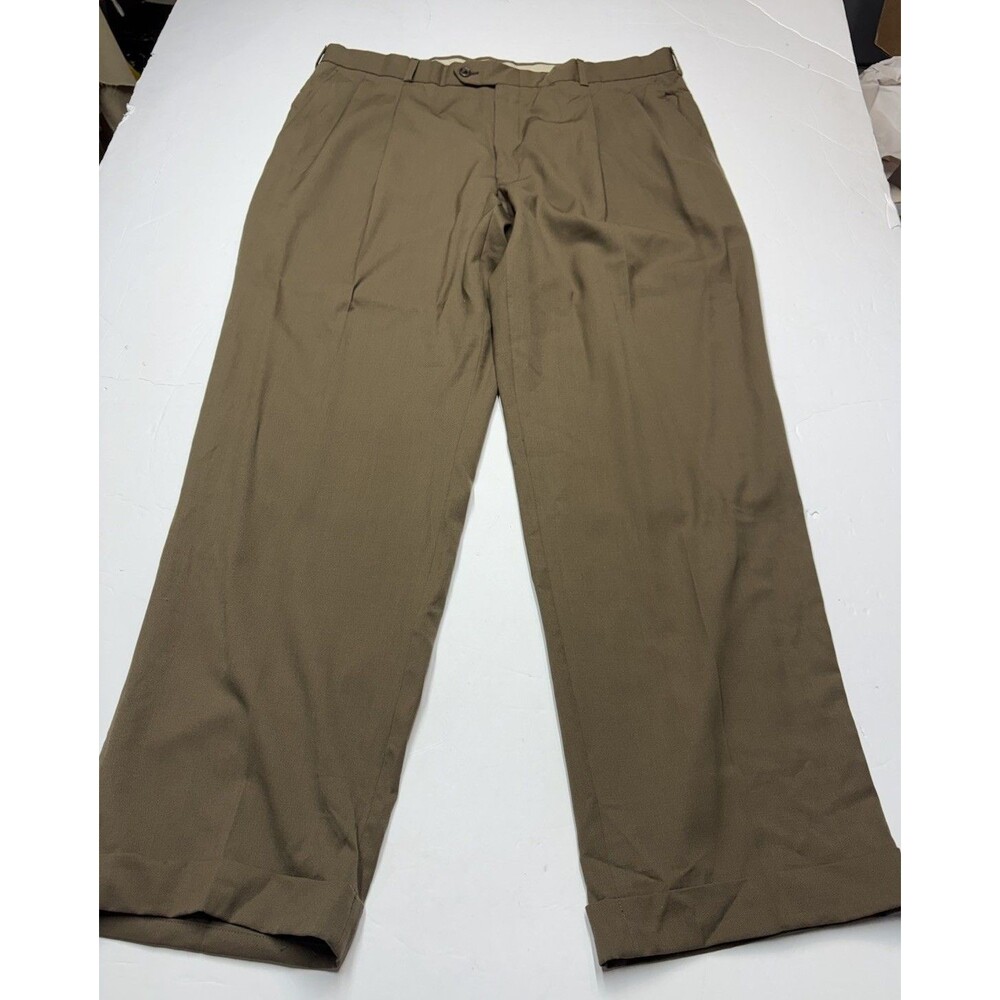 Vintage Burberry London Men's Pleated Dress Pants Trousers Wool Size 38R